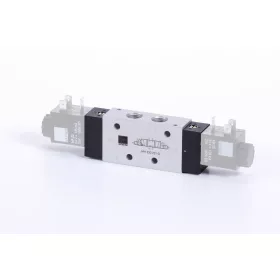   MH 533 701 G. 5/3-as elektromos vezérlésű szelep, G-széria, középállásban nyitott - G1/4"