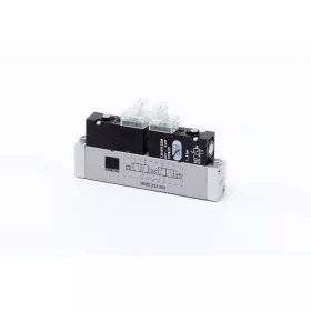   MMD 232 304 - 24 DC. Dupla 3/2-es elektromos vezérlésű alaplapos szelep, monostabil - NO+NC - DN3