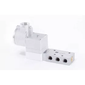   MNC 510 701 VES EX. 5/2-es elektromos vezérlésű NAMUR szelep, monostabil - G1/4" - INOX - ATEX