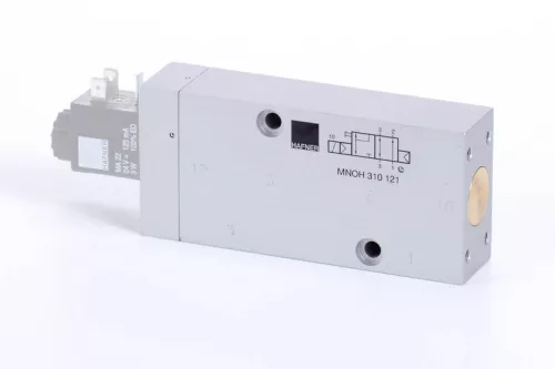 MNOH 310 121. 3/2-es elektromos vezérlésű NAMUR szelep, monostabil - alaphelyzetben nyitott - G1/2"