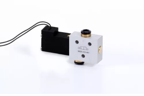 MOD 310 461 - 24 DC L. 3/2-es elektromos vezérlésű szelep, monostabil - alaphelyzetben nyitott - pif 6mm