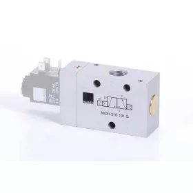   MOH 310 101 G. 3/2-es elektromos vezérlésű szelep, G-széria, monostabil - alaphelyzetben nyitott - G3/8"