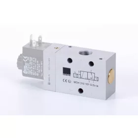   MOH 310 101 G EX IA. 3/2-es elektromos vezérlésű szelep, G-széria, monostabil - alaphelyzetben nyitott - G3/8" - ATEX