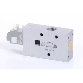   MOH 310 121. 3/2-es elektromos vezérlésű szelep, monostabil - alaphelyzetben nyitott - G1/2"