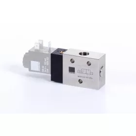   MOH 310 701 KES. 3/2-es elektromos vezérlésű szelep, monostabil - alaphelyzetben nyitott - G1/4" - INOX
