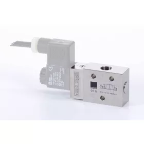   MOH 310 701 VES EX M. 3/2-es elektromos vezérlésű szelep, monostabil - alaphelyzetben nyitott - G1/4" - INOX, ATEX