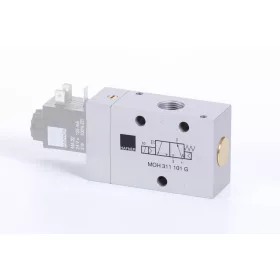   MOH 311 101 G. 3/2-es elektromos vezérlésű szelep, G-széria, monostabil - alaphelyzetben nyitott - G3/8"
