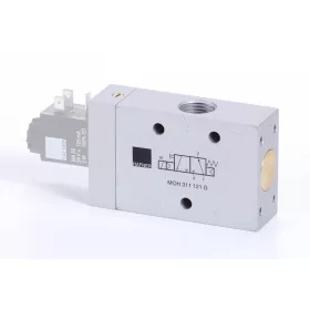   MOH 311 121 G. 3/2-es elektromos vezérlésű szelep, G-széria, monostabil - alaphelyzetben nyitott - G1/2"