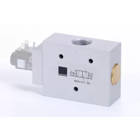   MOH 311 181. 3/2-es elektromos vezérlésű szelep, monostabil - alaphelyzetben nyitott - G3/4"