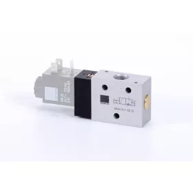   MOH 311 701 G. 3/2-es elektromos vezérlésű szelep, G-széria, monostabil - alaphelyzetben nyitott - G1/4"
