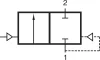 PGV-151-A96-2BP. 2/2-es pneumatikus vezérlésű GAMMA szelep - NBR