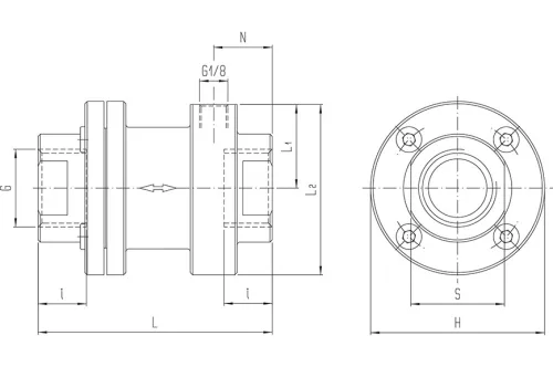 PGV-731-B77-1/2PP. 2/2-es pneumatikus vezérlésű GAMMA szelep - EPDM, INOX