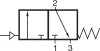 PKV-137-C61-1/2F. 3/2-es pneumatikus vezérlésű SIGMA szelep - G1/2" - VITON
