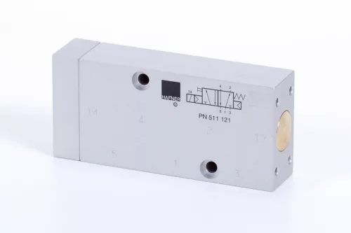 PN 511 121. 5/2-es pneumatikus vezérlésű NAMUR szelep, monostabil - G1/2"