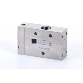   P 310 121 VES. 3/2-es pneumatikus vezérlésű szelep, monostabil - G1/2" - INOX