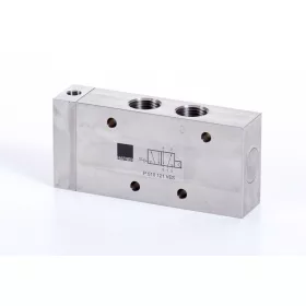   P 510 121 VES. 5/2-es pneumatikus vezérlésű szelep, monostabil - G1/2" - INOX