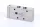 P 510 121 VES. 5/2-es pneumatikus vezérlésű szelep, monostabil - G1/2" - INOX