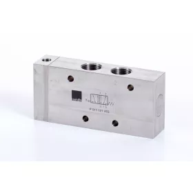   P 511 121 VES. 5/2-es pneumatikus vezérlésű szelep, monostabil - G1/2" - INOX