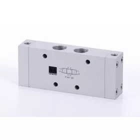   P 532 121 TT. 5/3-as pneumatikus vezérlésű szelep, középállásban leszellőztetett - G1/2" - hidegálló