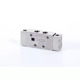   P 532 701 VES. 5/3-as pneumatikus vezérlésű szelep, középállásban leszellőztetett - G1/4" - INOX