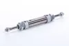 RBM 16/125. ISO 6432 körprofil henger - átmenő dugattyúrúddal