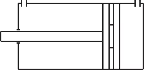 RIM 8/200. ISO 6432 körprofil henger
