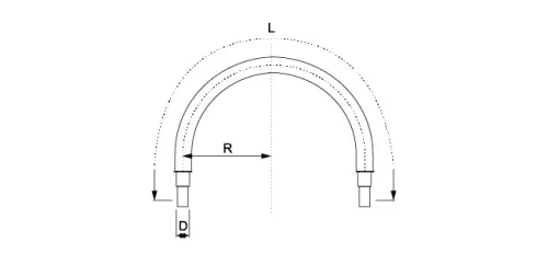 TP-FL-40-40-1,5M. Léghálózat flexibilis cső