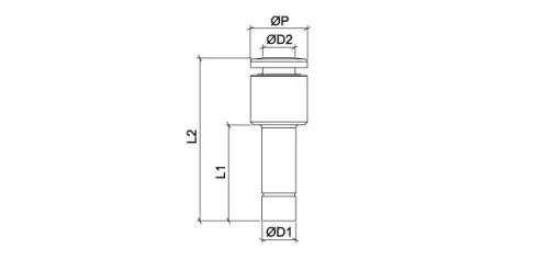 TQ-MR-4-D8. Átalakító dugó dugaszolható csatlakozóba