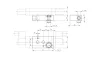ZVP 101. Adapter NAMUR szeleppel szerelt munkahengerekhez - G3/8"