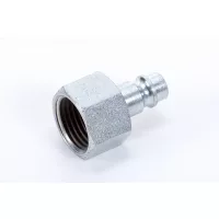 A-00262AC - Gyorscsatlakozó dugó - belső menettel - Európai profil - acél